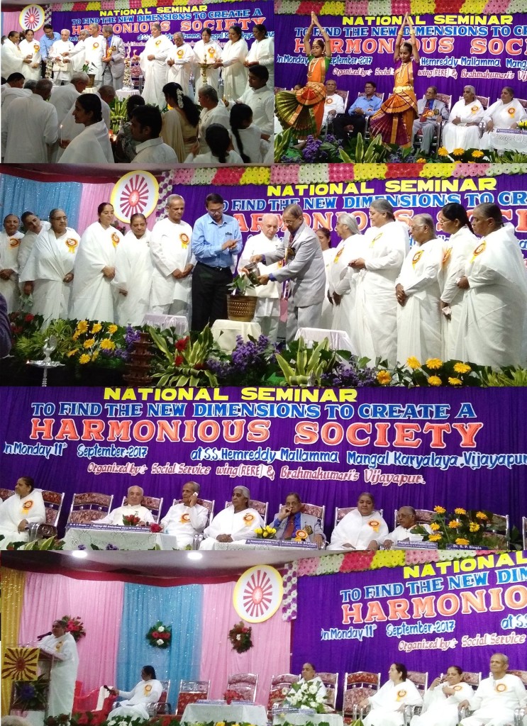 BK Shailja (Zonal Coordinator of Social Wing) was part of National Seminar 