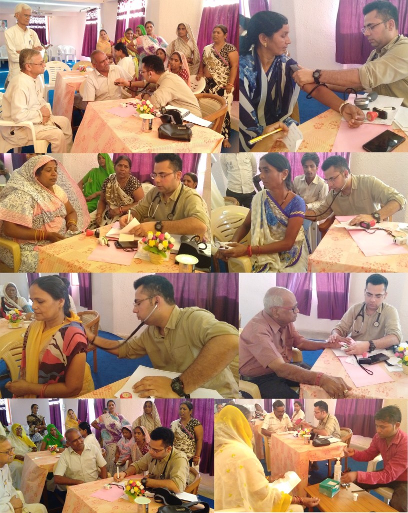 Dr. Abhishek Mishra (M.B.B.S., MD., DIP Cardio, PGP Cardio USA) Bansal Hospital, Bhopal diagnosed the Coronary Artery Disease through conducting the free health camp at Brahmakumaris Chhatarpur. Above 75 people diagnosed by Dr. Mishra in this camp.