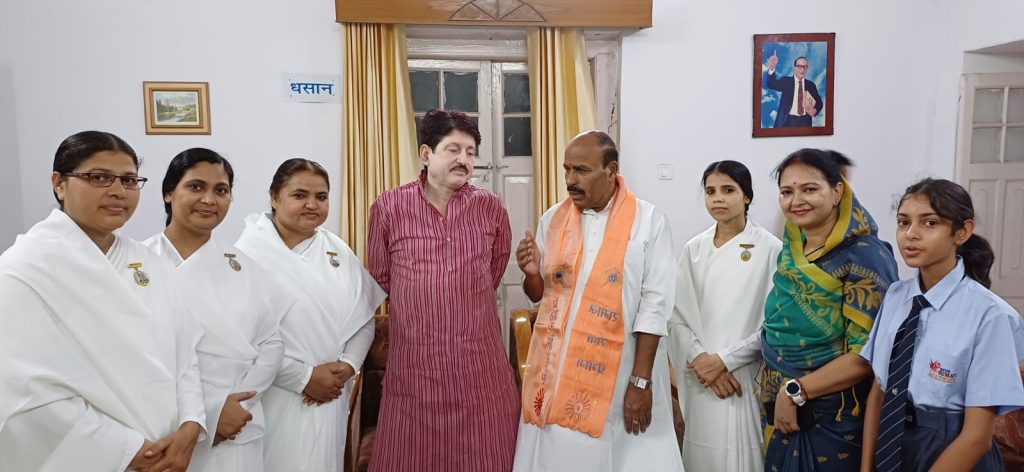 भारत सरकार के नवनिर्वाचित सामाजिक न्याय एवं अधिकारिता मंत्री के प्रथम नगर आगमन